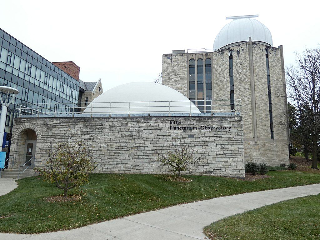 Exterior view of Ritter Planetarium