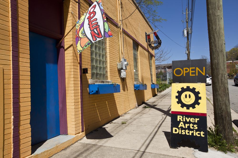View of River Arts District