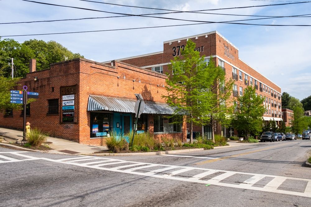 View of River Arts District