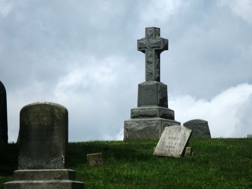 View of Riverside Cemetery