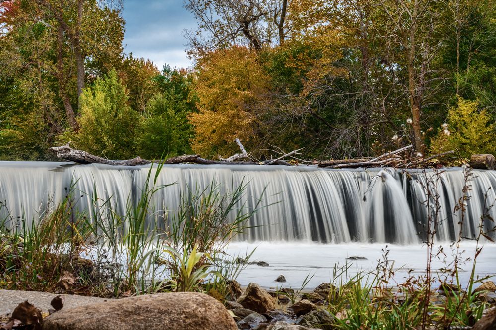 Waterfall at Riverside Park