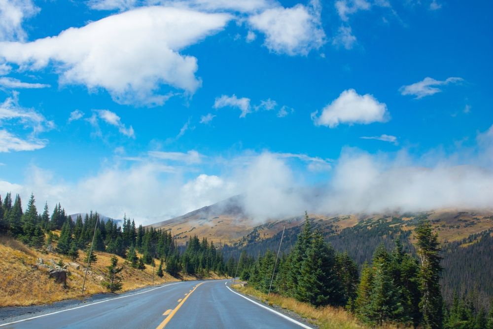 Road at Rocky Mountain National Park, Colorado