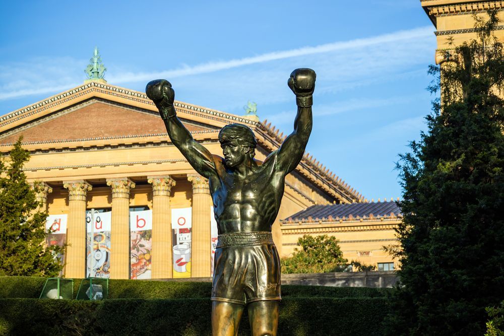 Rocky Statue