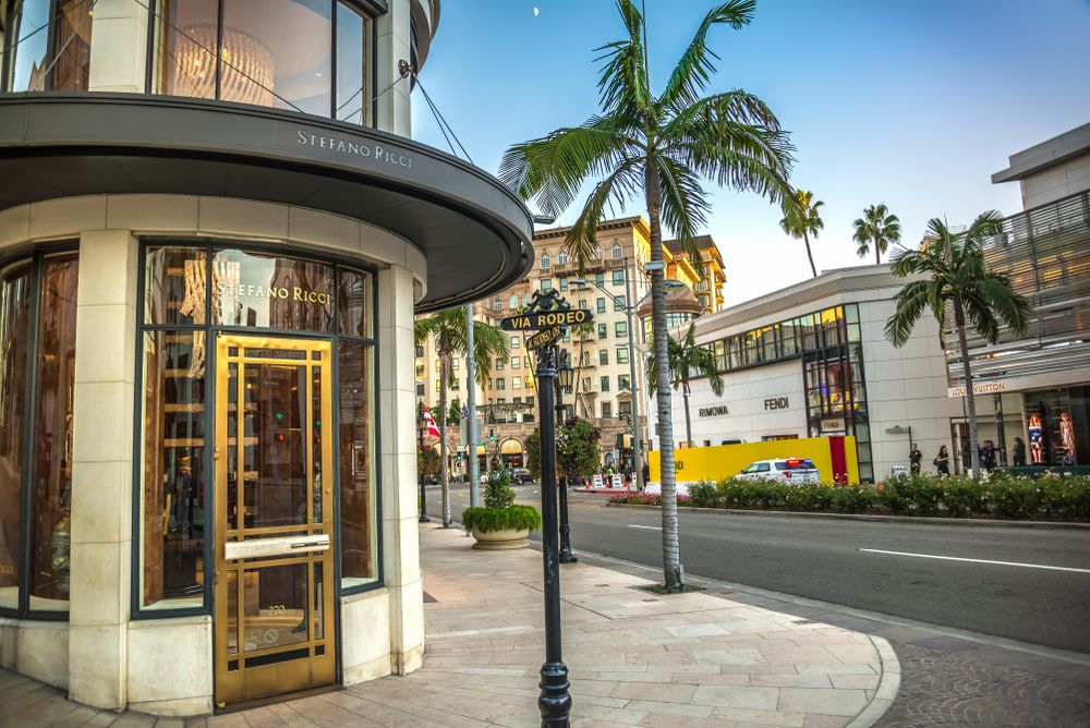 Street view of Rodeo Drive Walk of Style