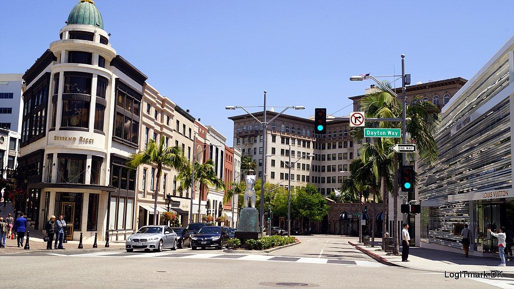 View of Rodeo Drive Walk of Style
