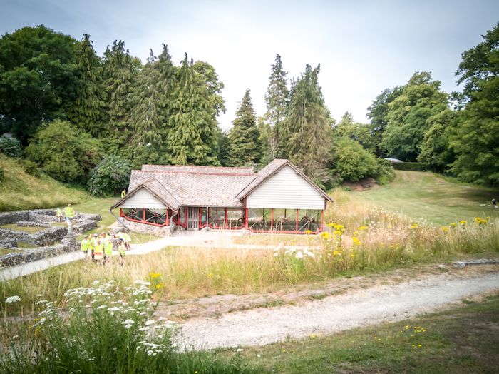 Exterior of the Roman Town House