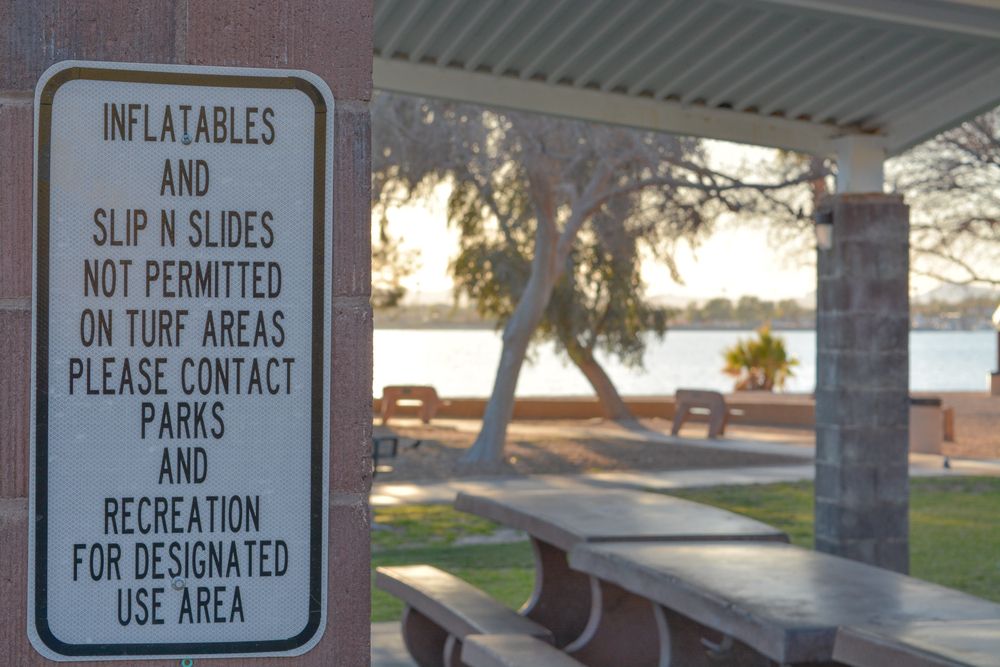 Picnic area at the Rotary Community Park