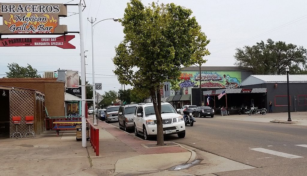 Street view of Route 66 Historic District