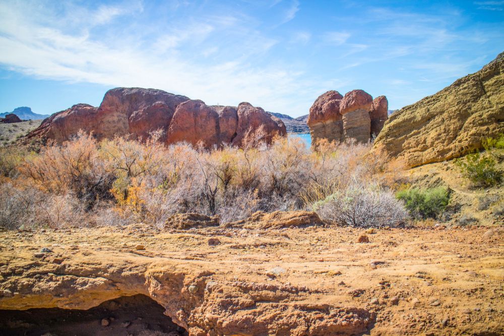 Rocky terrain of the SARA Park