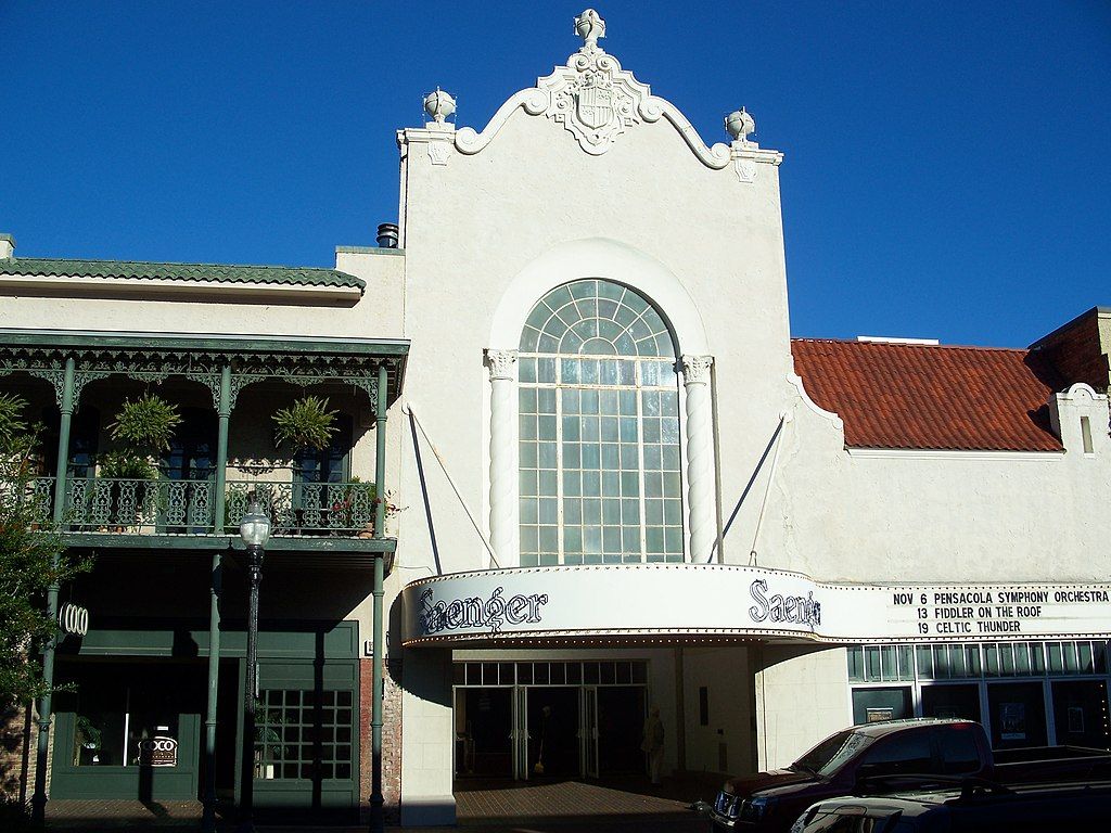 Exterior of Saenger Theatre