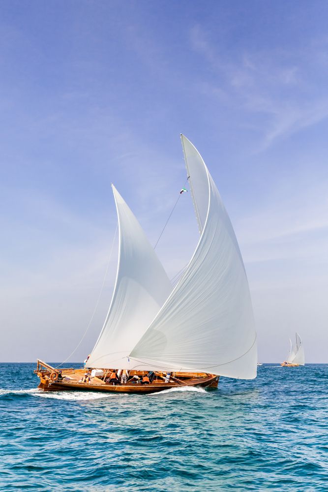 Sail boat racing at Abu Dhabi