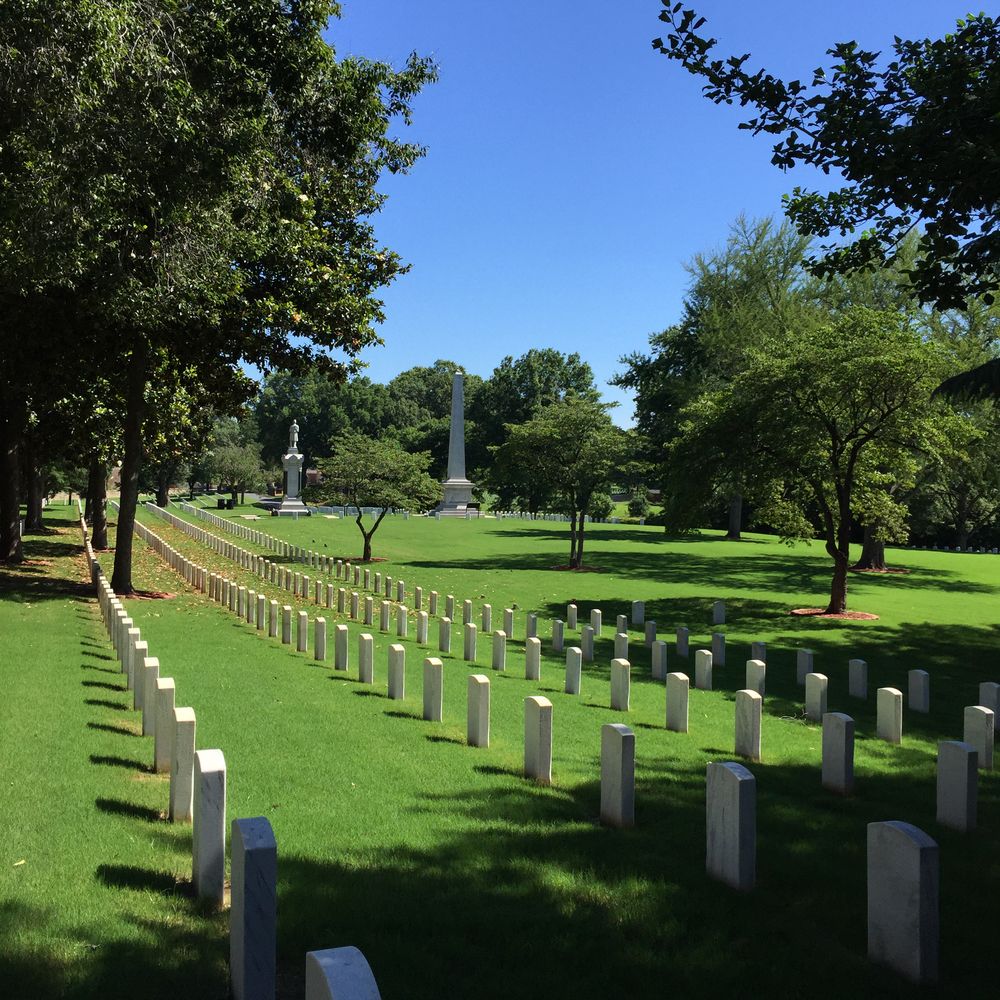 Headstones at Salisbury National Cemetery