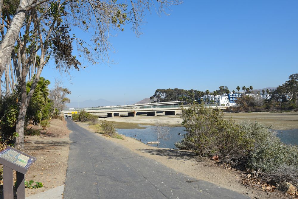 Paved road at Salt Creek Trail