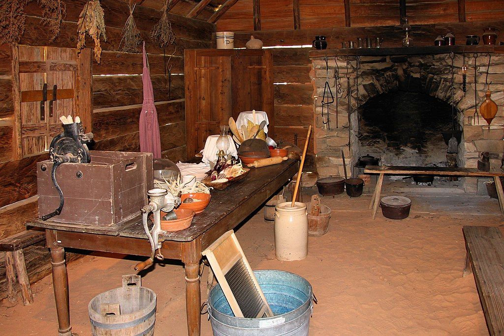 Kitchen of Sam Houston at Sam Houston Memorial Museum
