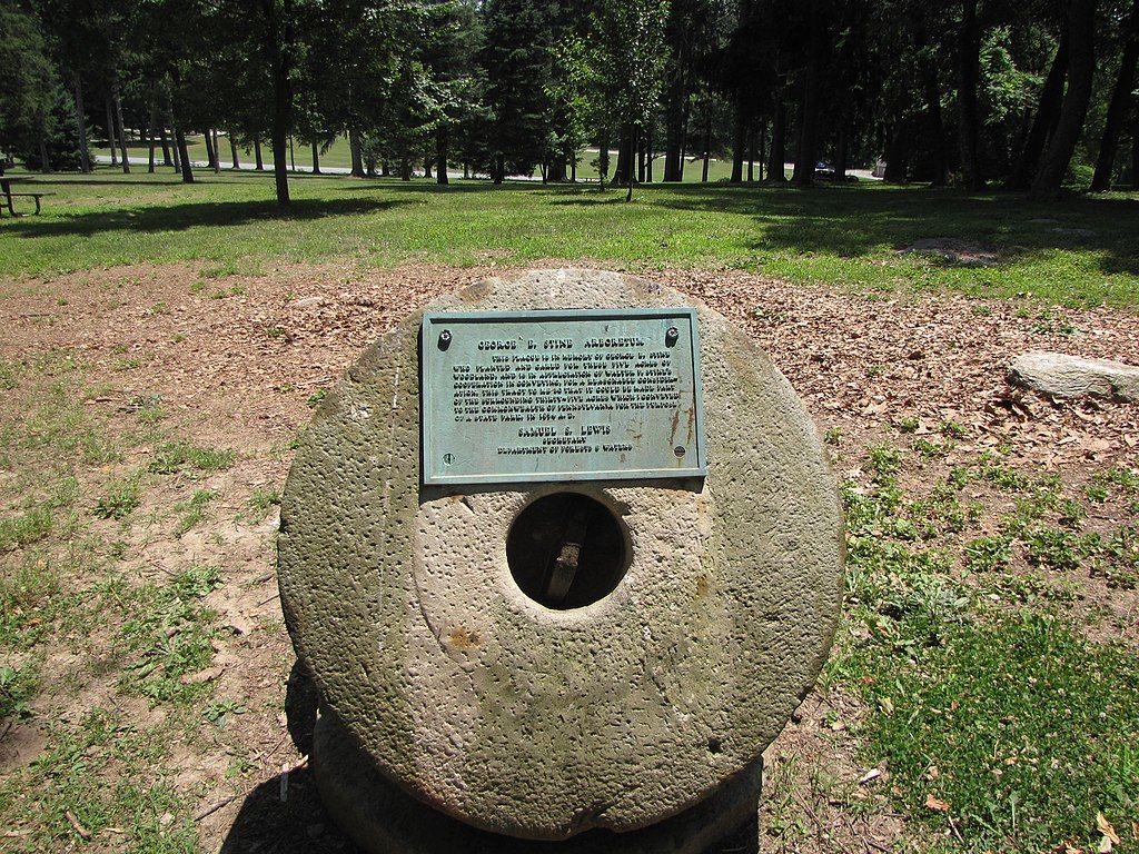 Plaque at the Samuel S. Lewis State Park