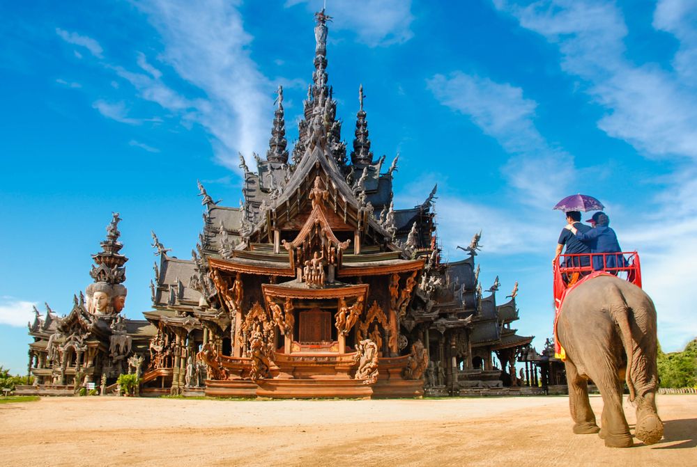 Sanctuary of truth in Pataya