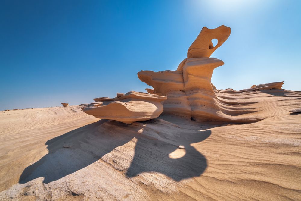 Sand Dunes in Abu Dhabi