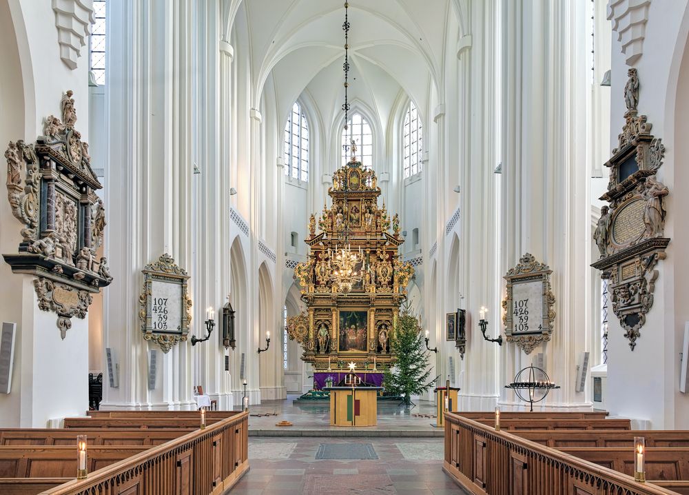 Interior of Sankt Petri Church