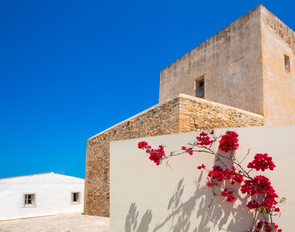 Front View of View of Sant Francesc