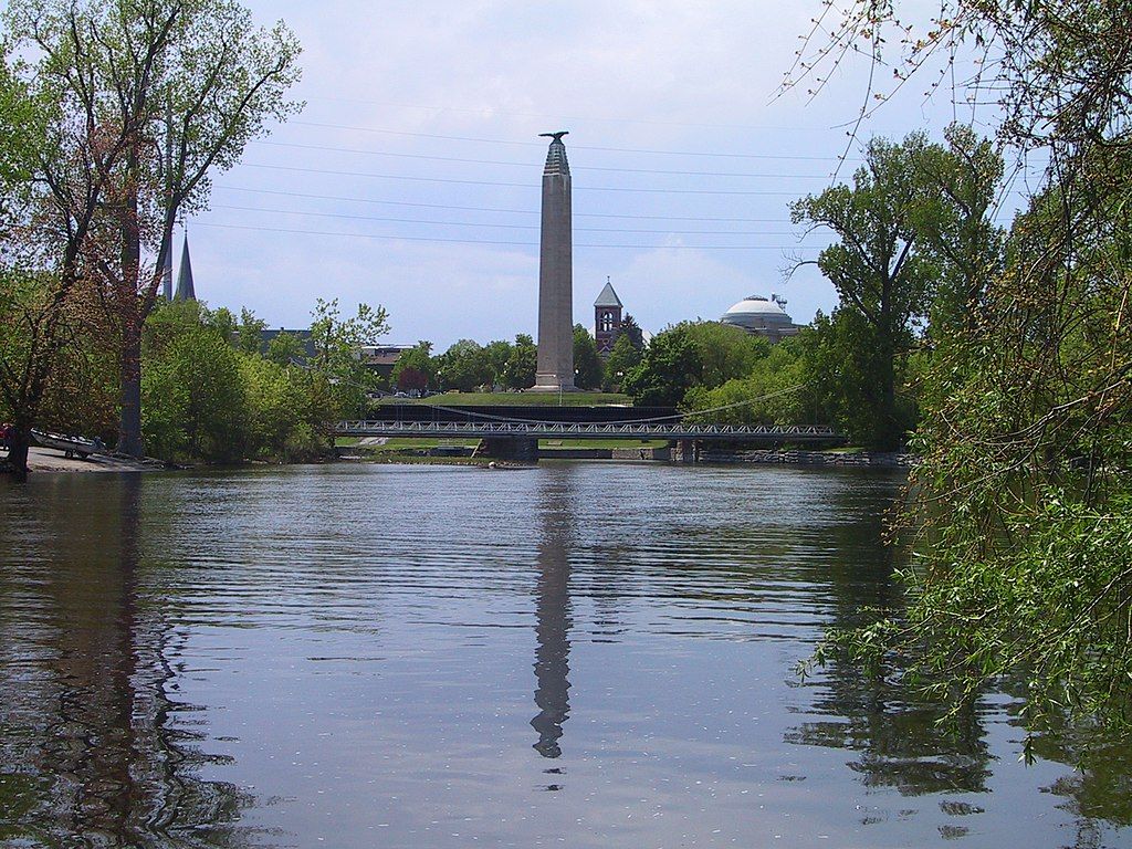 The waters of Saranac River