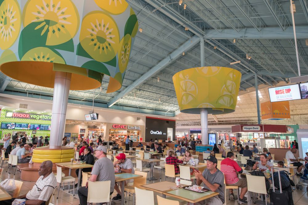 Food court at Sawgrass Mills