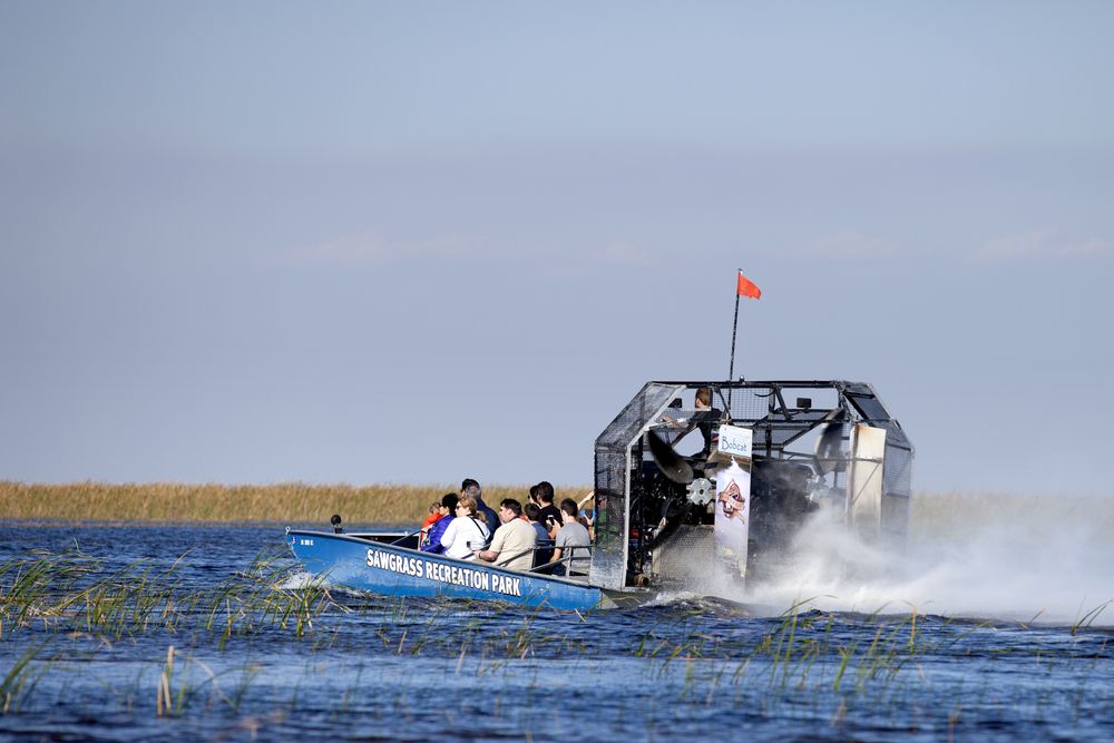 Boating at Sawgrass Recreation Park