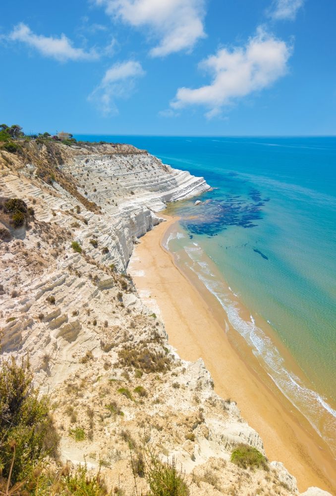 Top view of Scala dei Turchi