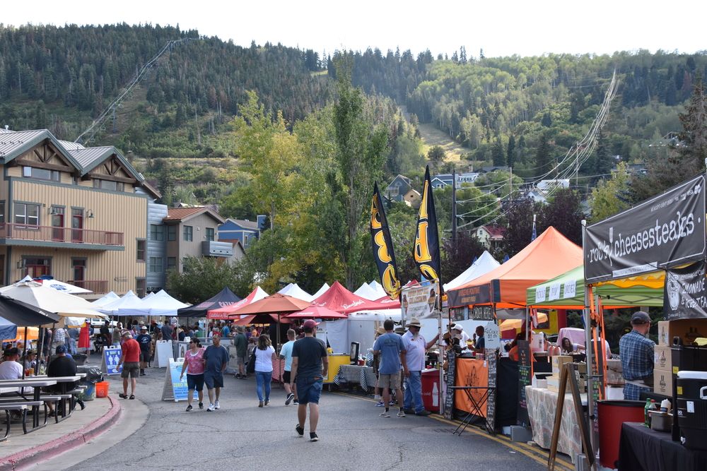 View of Park Silly Sunday Market
