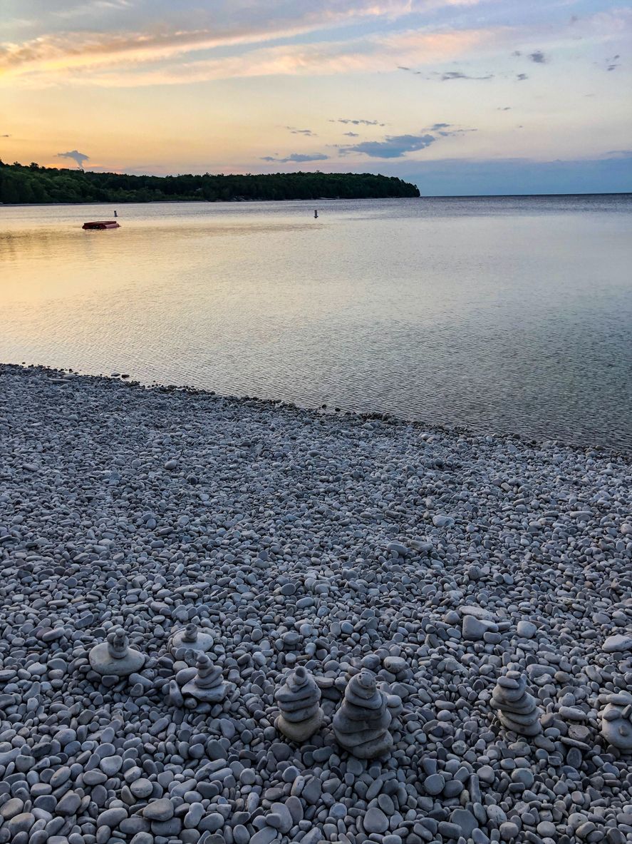 Sunset at Schoolhouse Beach, Wisconsin