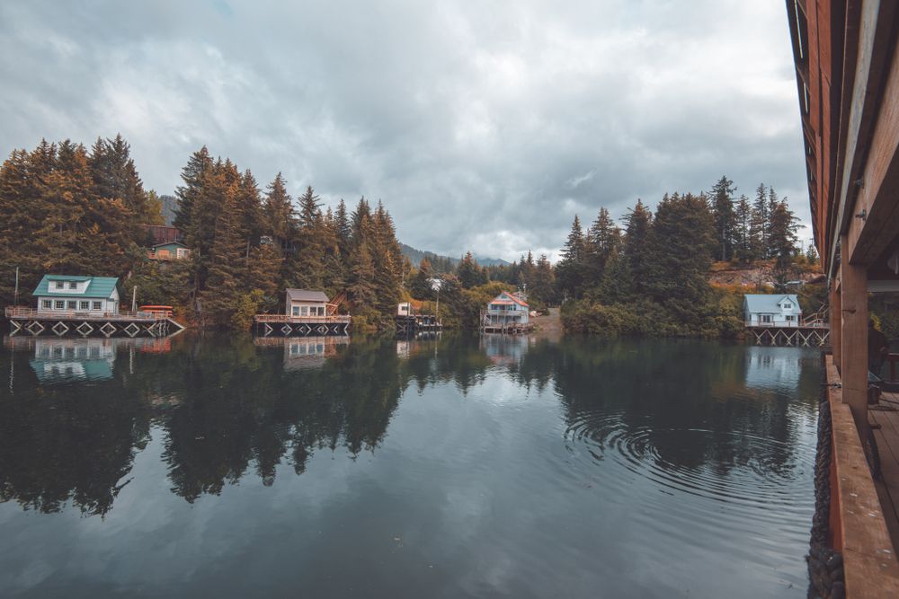 Waterfront homes at Seldovia