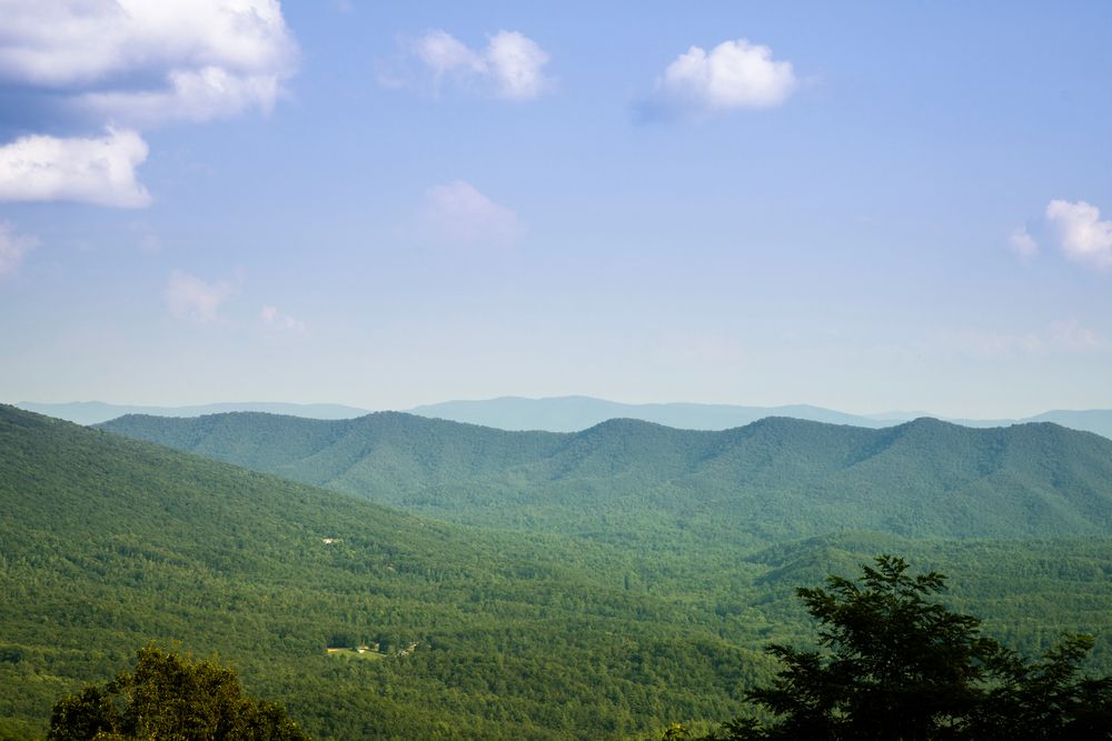 Scenic view of Seven Sisters