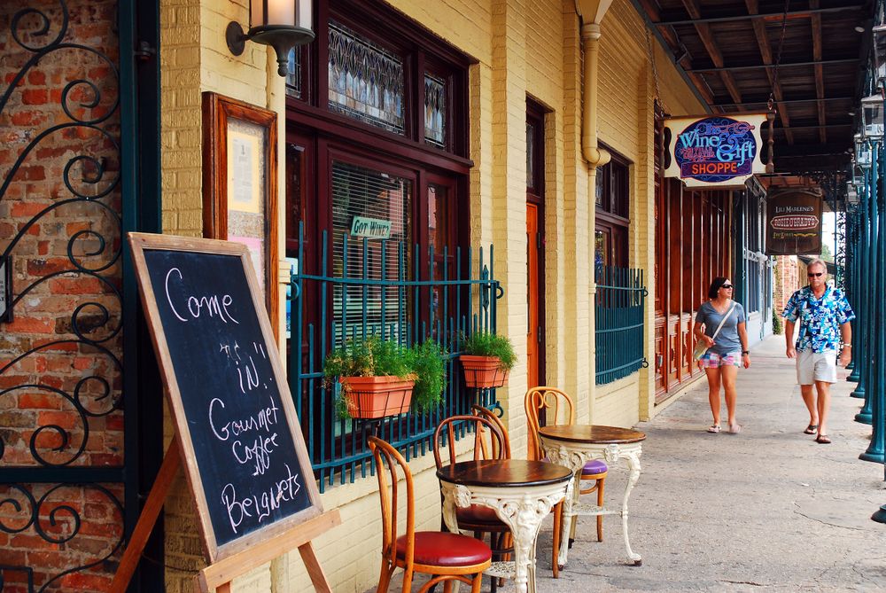 Shops in Seville Quarter