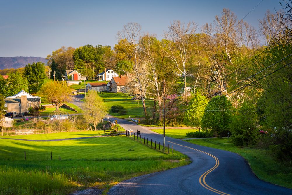 Road at Shenandoah Valley, Virginia