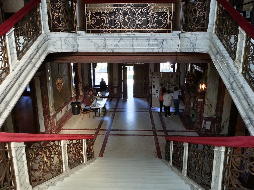 Interior of Swannanoa Palace