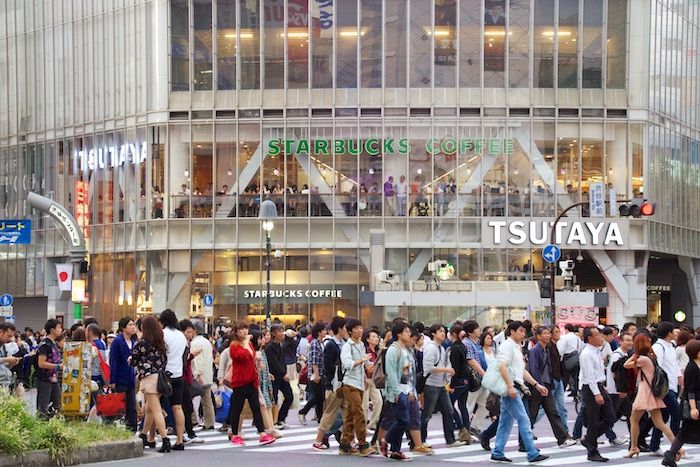 Shibuya Crossing Starbucks