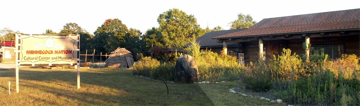 Entrance to the Shinnecock Nation Cultural Center & Museum