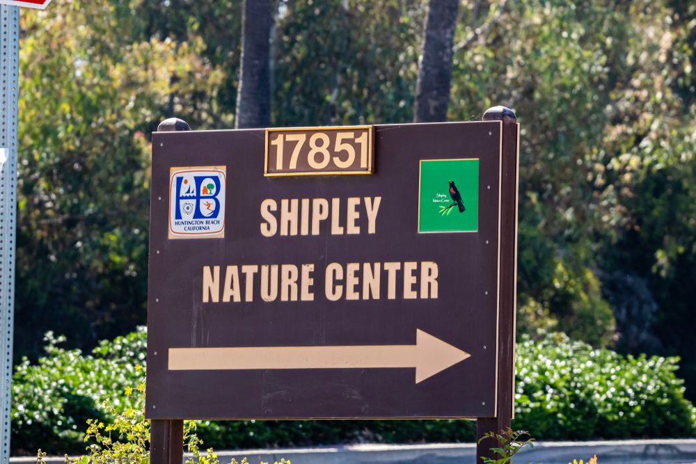 Signage of Shipley Nature Center