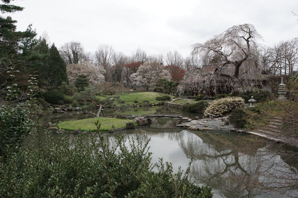 View of the Shofuso Japanese House and Garden