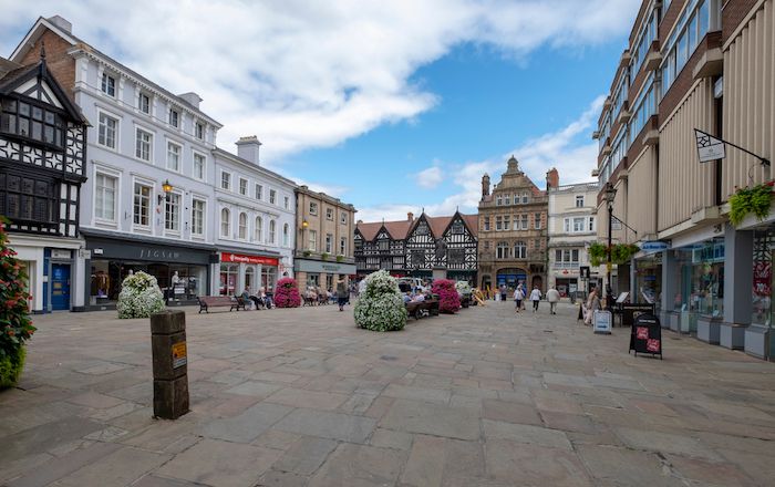 Shrewsbury city center