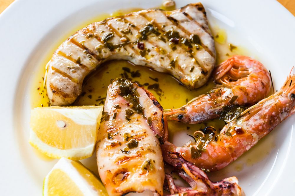 Sicilian grilled fish