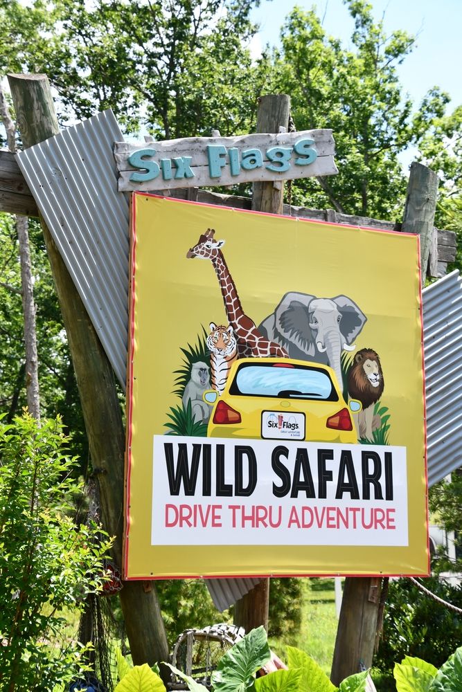 Signage for Six Flags Safari Off Road Adventure