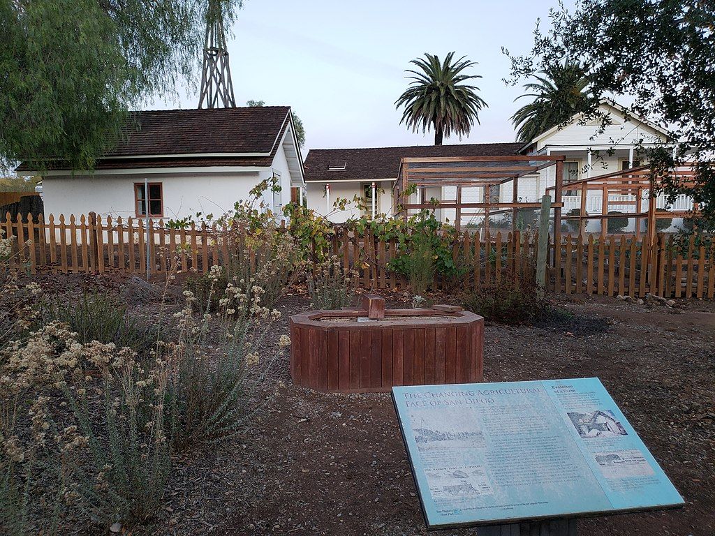 View of Sikes Adobe Historic Farmstead
