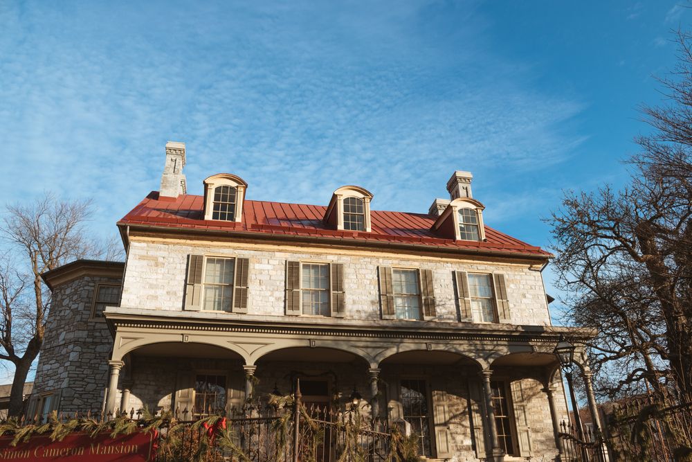 Facade of Simon Cameron House