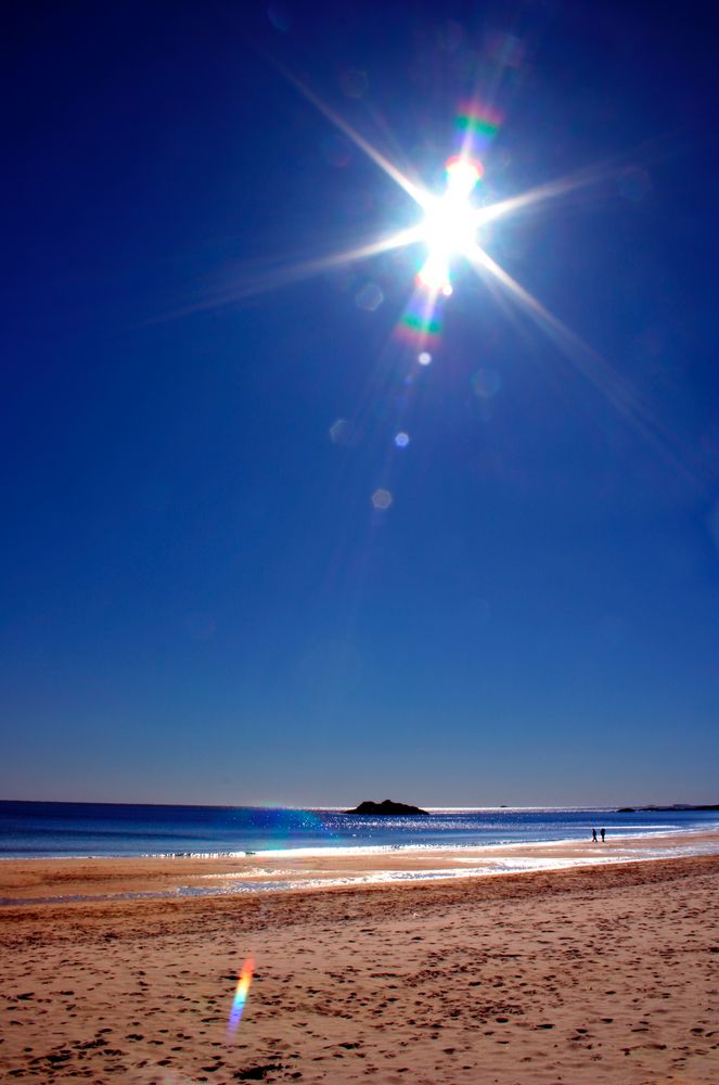 Singing Beach on a sunny day