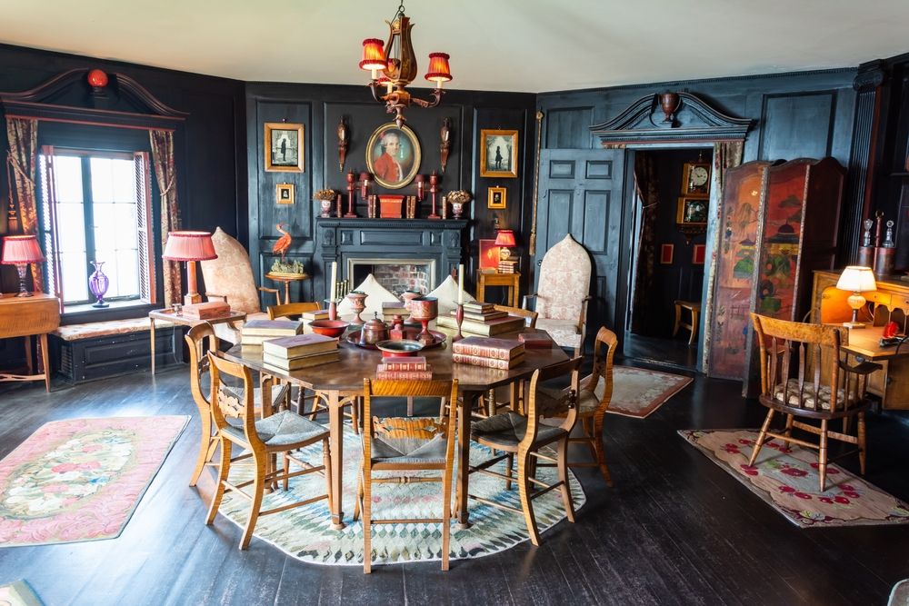 Living room at Sleeper-McCann House