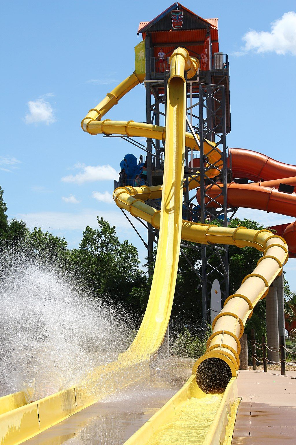 Inside Hawaiian Falls - The Colony