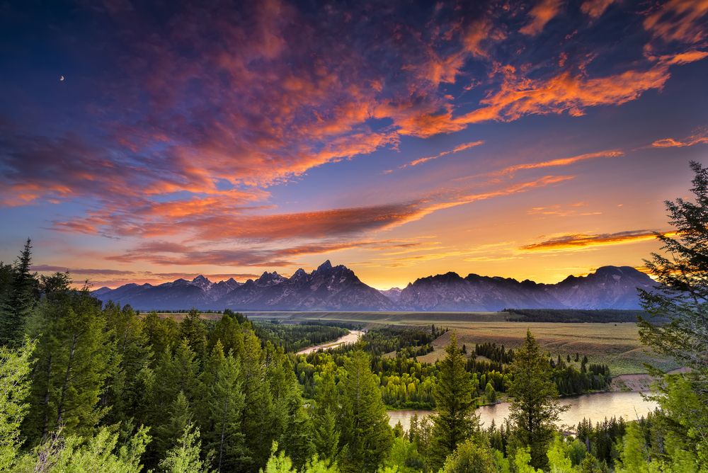 Scenic View of Snake River