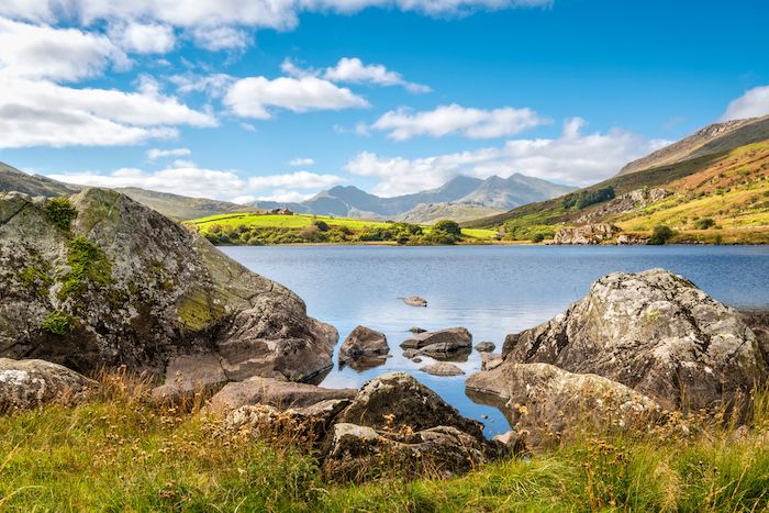 View of Snowdonia National Park's water