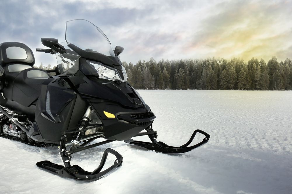 Snowmobiles in Yellowstone National Park
