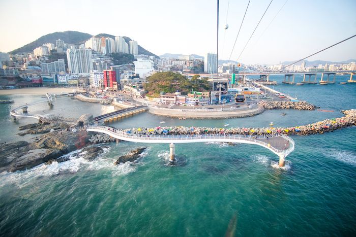 Songdo Beach’s Cable Car